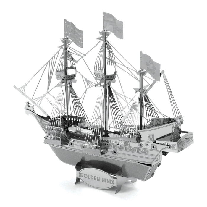 Golden Hind Metal Earth Ship Building 3D Model Kit