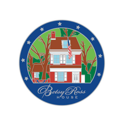 Betsy Ross House Layered Pin