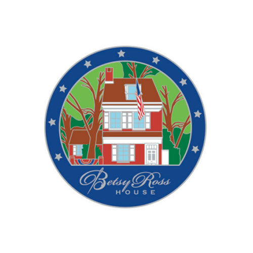 Betsy Ross House Layered Magnet