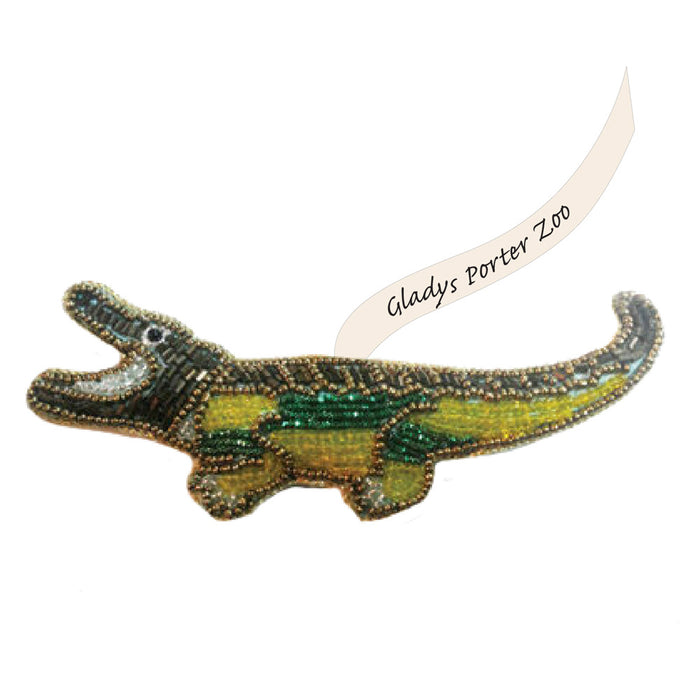Brevard Zoo Sequin Alligator Ornament