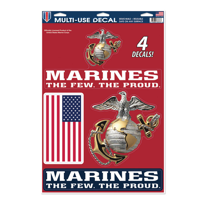 United States Marine Corps Set of 4 Decals