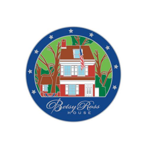 Betsy Ross House Layered Keychain