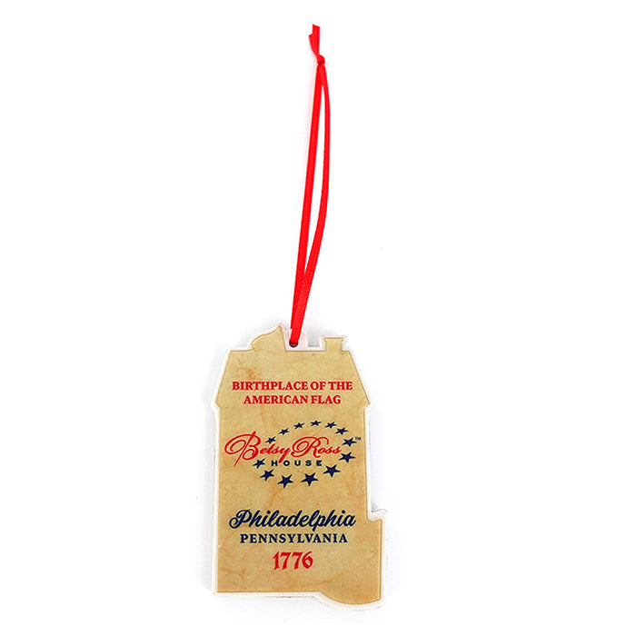 Betsy Ross House Resin Ornament