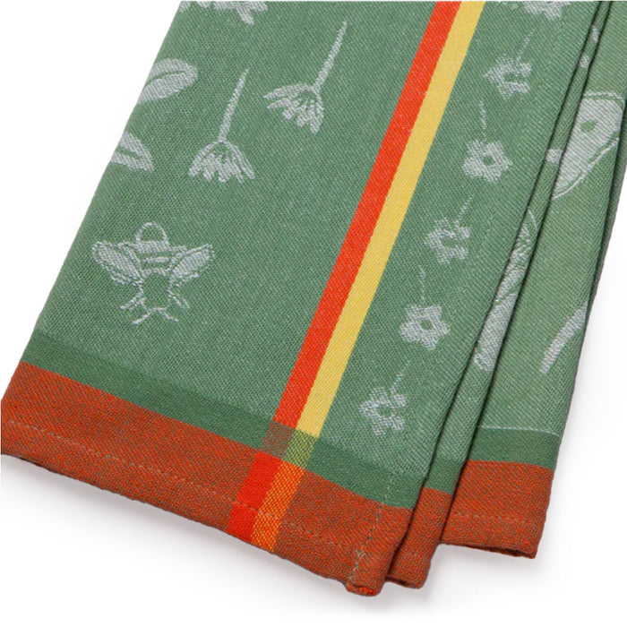 Botanical Themed Jacquard Tea Towel