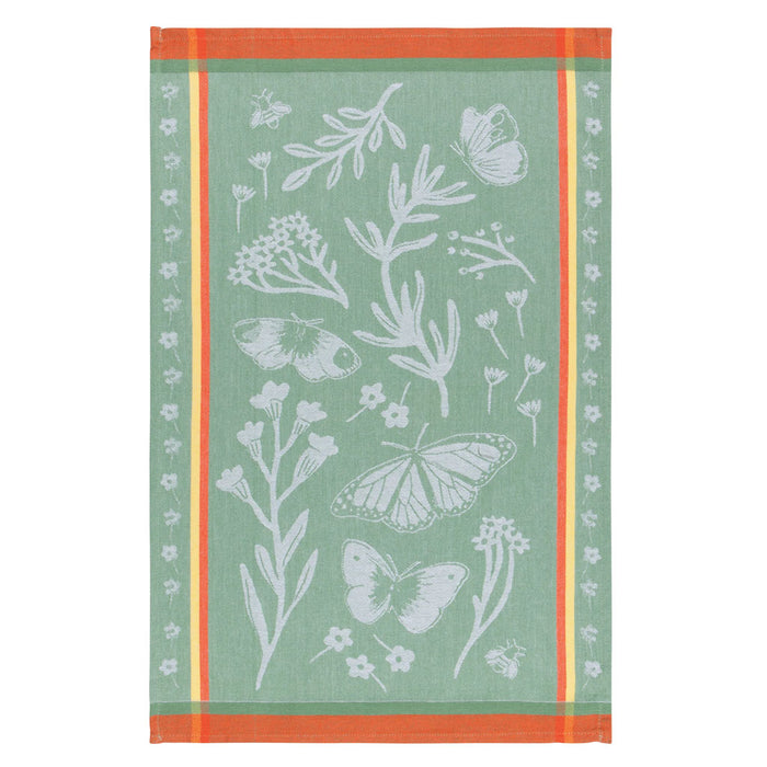 Botanical Themed Jacquard Tea Towel