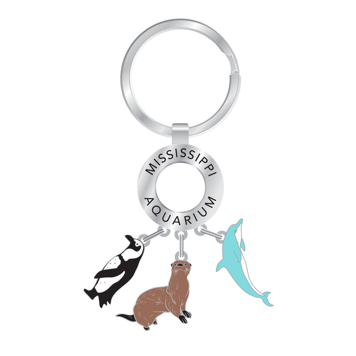 Mississippi Aquarium Dangle Keychain