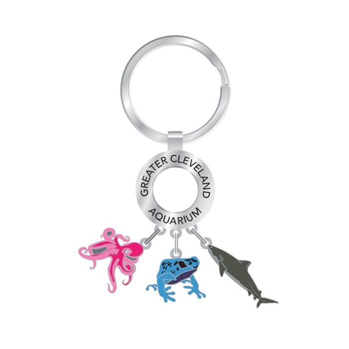 Greater Cleveland Aquarium Dangle Keychain