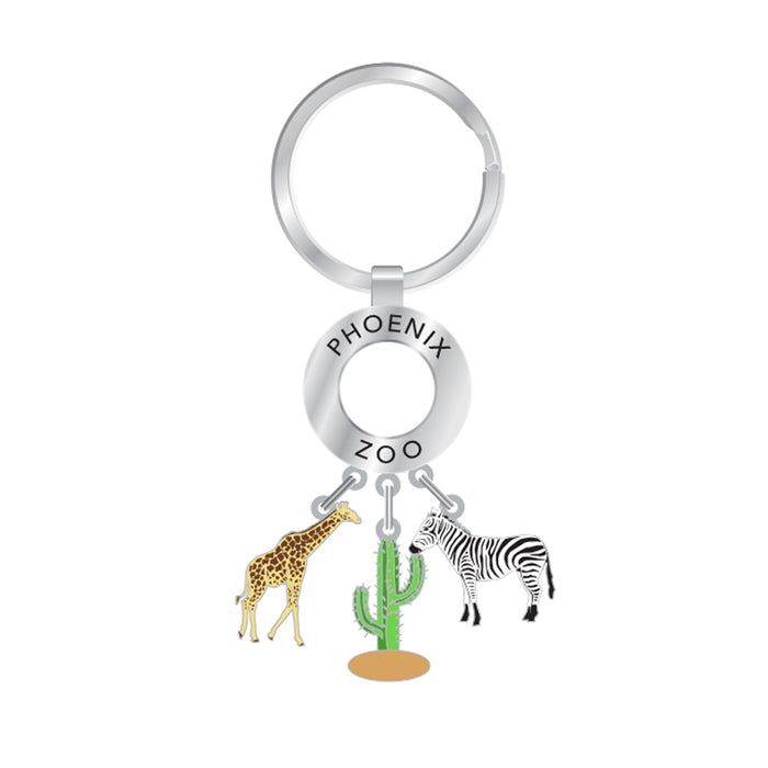 Phoenix Zoo Dangle Keychain