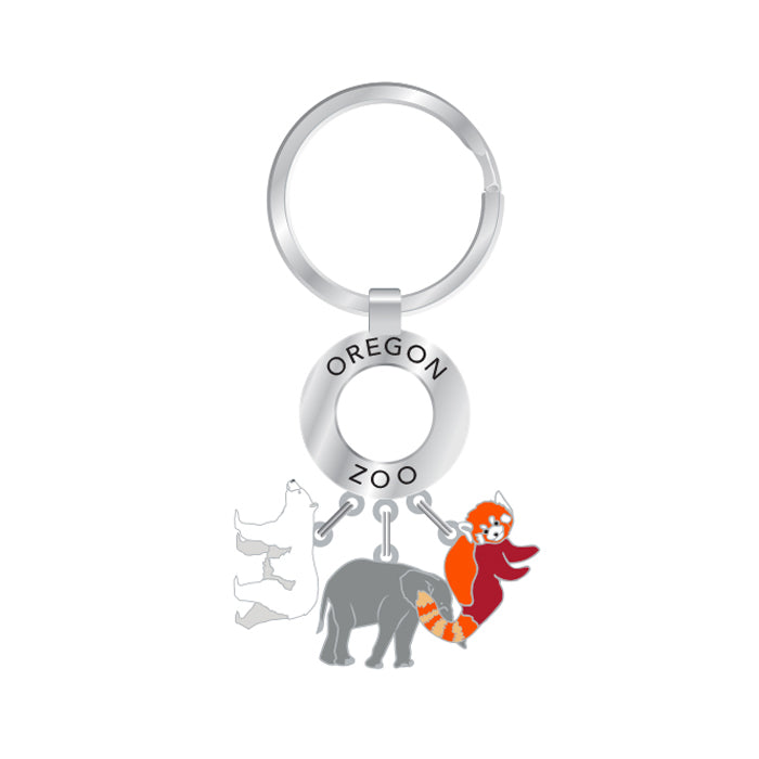 Oregon Zoo Dangle Keychain