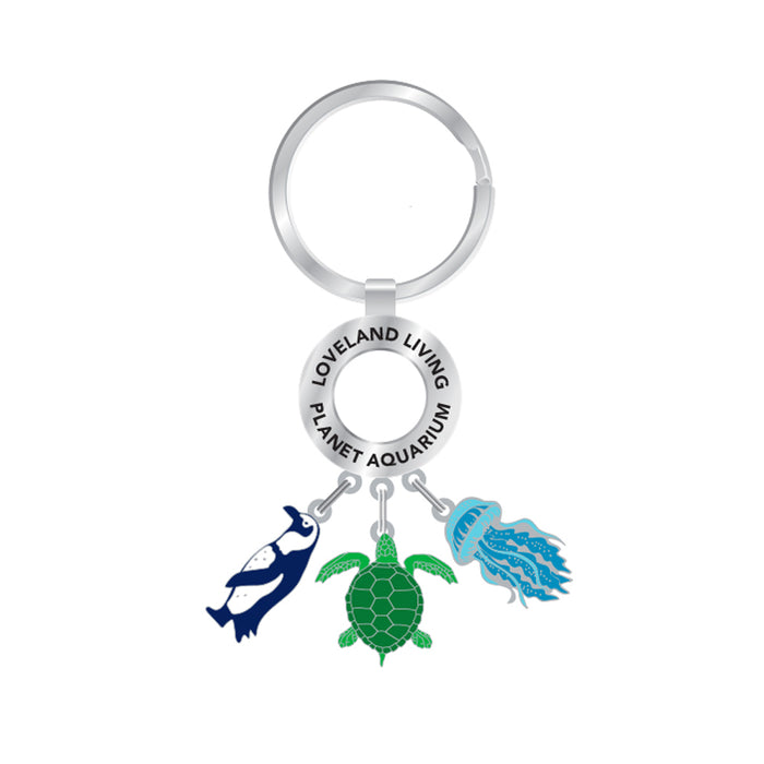 Loveland Living Planet Aquarium Dangle Keychain