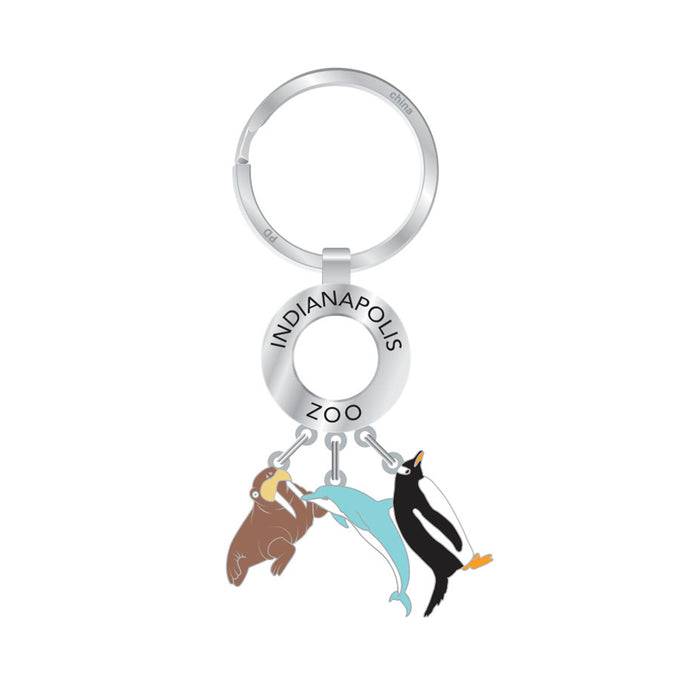 Indianapolis Zoo Dangle Keychain