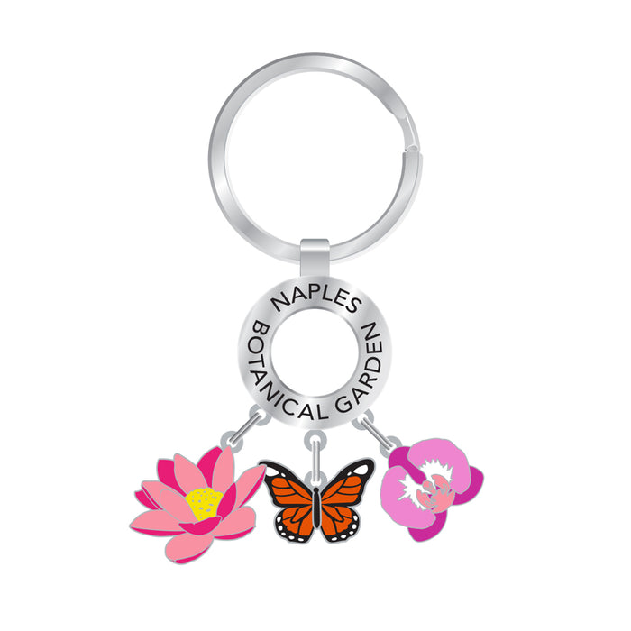 Naples Botanical Garden Dangle Keychain