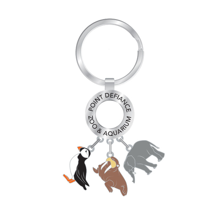 Point Defiance Zoo & Aquarium Dangle Keychain