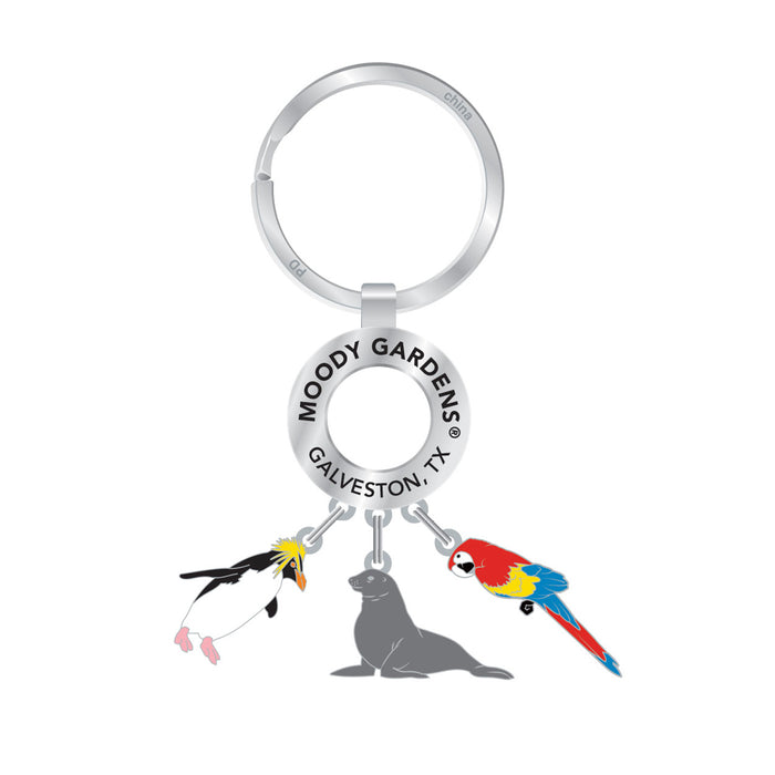 Moody Gardens Dangle Keychain