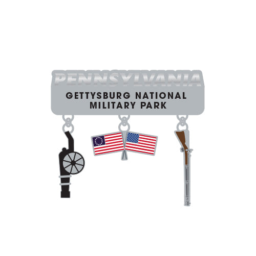 Gettysburg National Military Park Dangle Magnet