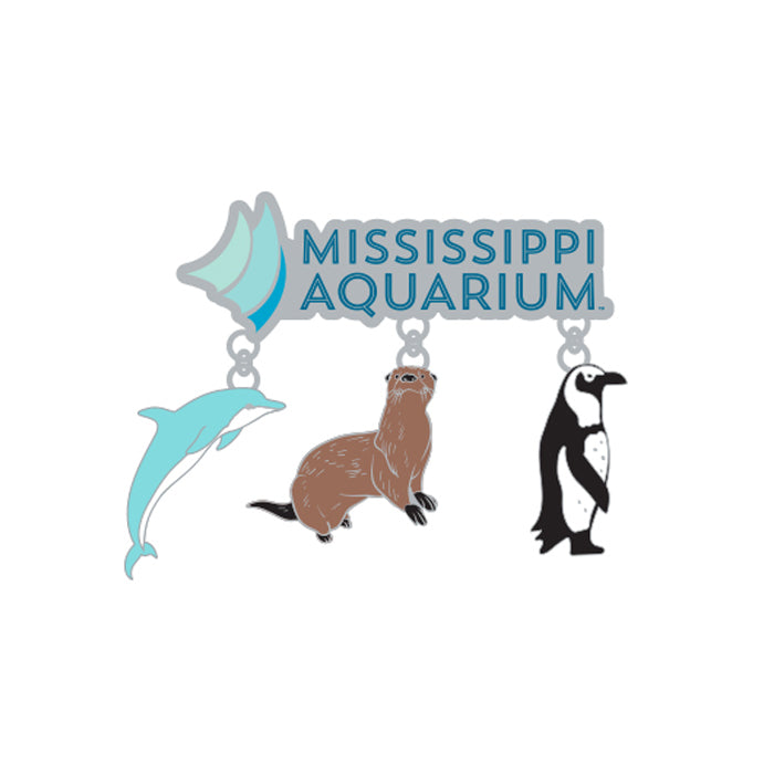 Mississippi Aquarium Dangle Magnet