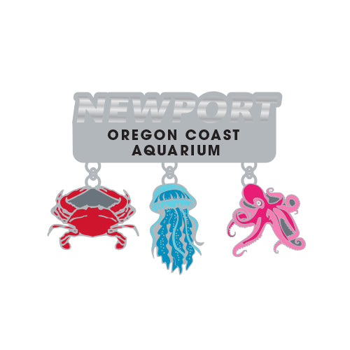 Oregon Coast Aquarium Dangle Magnet