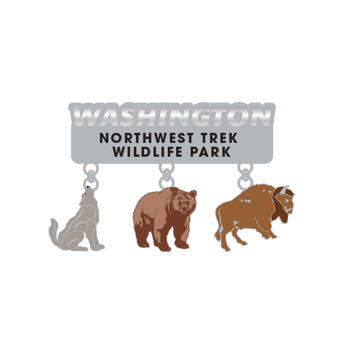 Northwest Trek Wildlife Park Dangle Magnet
