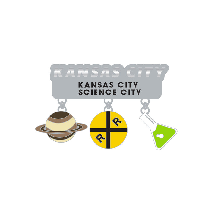 Kansas City Science City Dangle Magnet