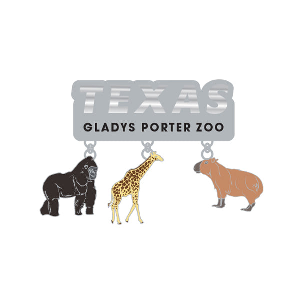 Gladys Porter Zoo Dangle Magnet