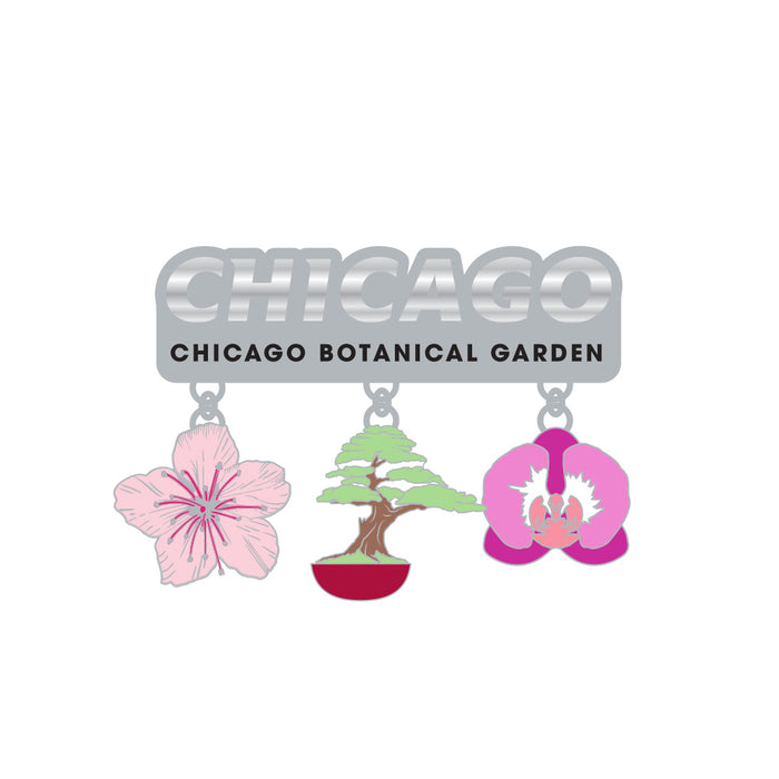 Chicago Botanic Garden Dangle Magnet