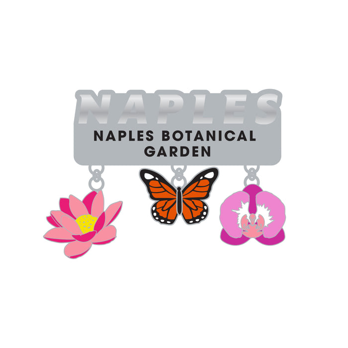 Naples Botanical Garden Dangle Magnet