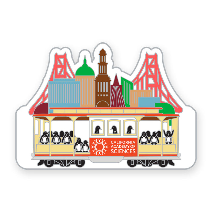 California Academy of Sciences Moveable Trolley Magnet