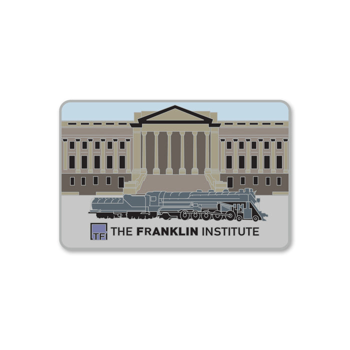 The Franklin Institute Moveable Train Magnet