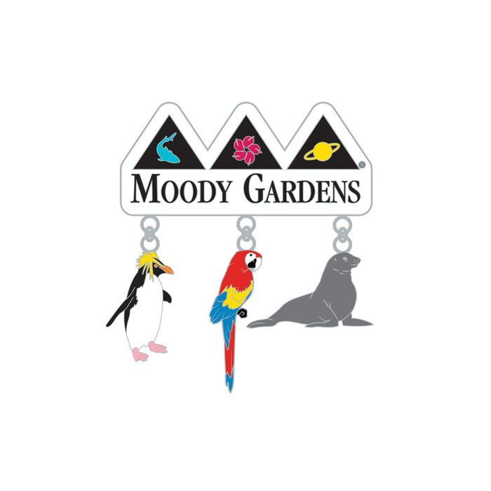 Moody Gardens Dangle Magnet