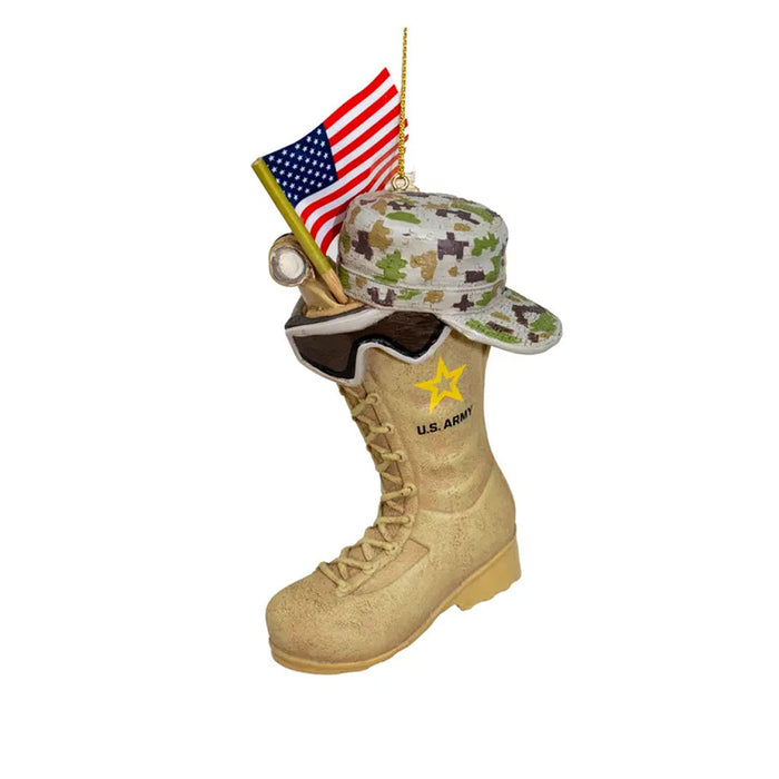 Army Boot Ornament