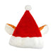 Giraffe Ears Santa Hat featuring a red and white Santa hat with giraffe ears on the sides, perfect as a holiday costume accessory.