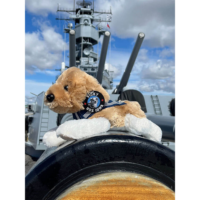 Battleship IOWA Vicky Dog Plush