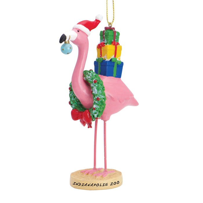 Indianapolis Zoo Flamingo Wreath Ornament