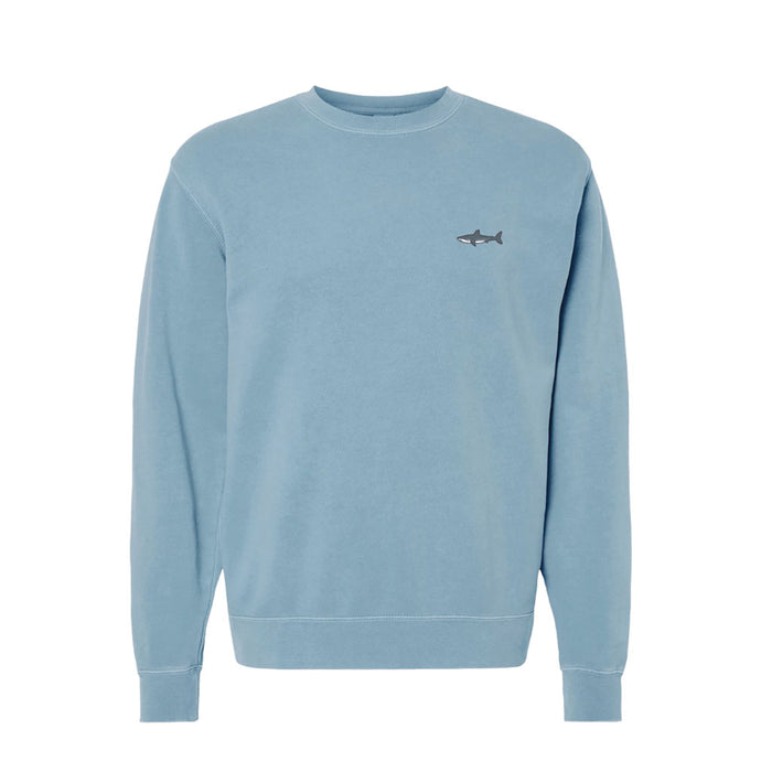 Shark Embroidered Icon Youth Sweatshirt