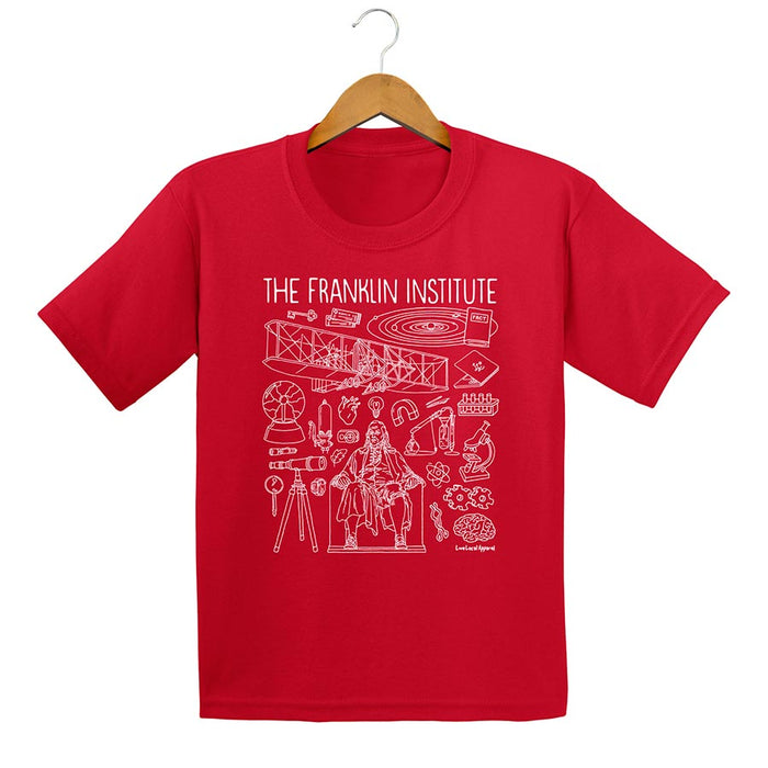 Kids Franklin Collage Tee Shirt by Live Local Clothing