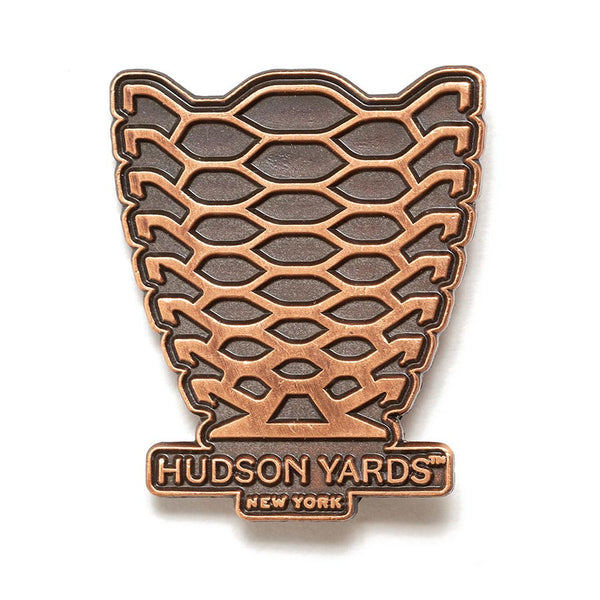 Copper Vessel Hudson Yards Lapel Pin