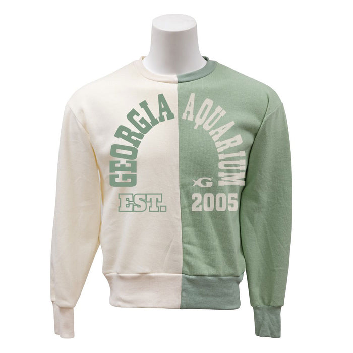 Georgia Aquarium Split Color Sweatshirt