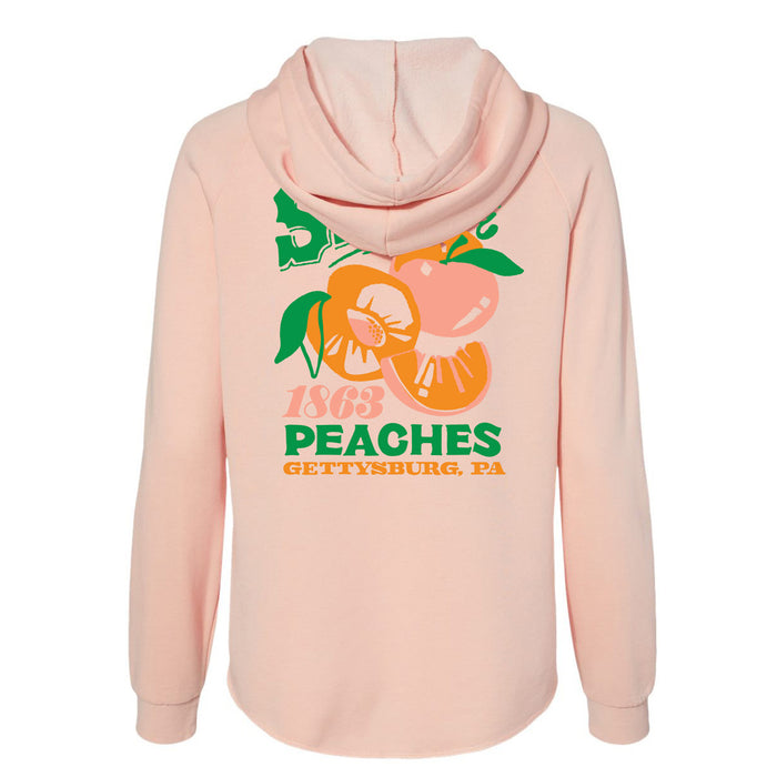 Gettysburg National Military Park Sherfy Peaches Women's Fleece Zip Hooded Sweatshirt