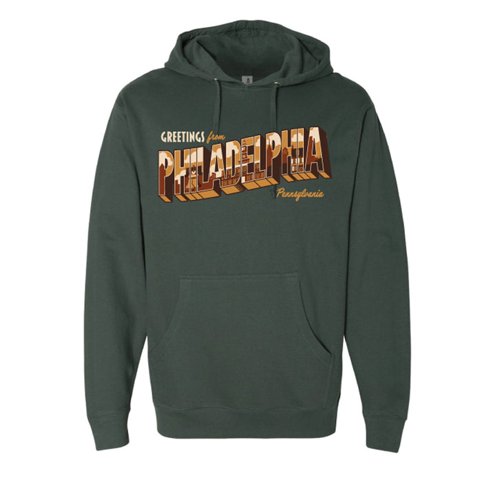 Greetings From Philadelphia Hooded Sweatshirt