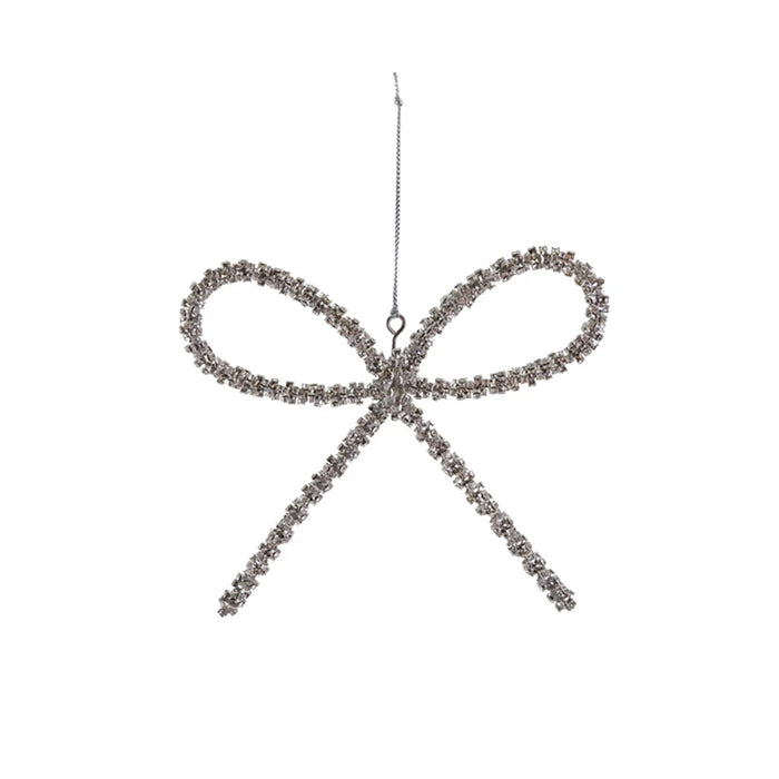 Rhinestone Bow Ornament
