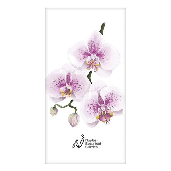 Naples Botanical Garden Orchid Tea Towel