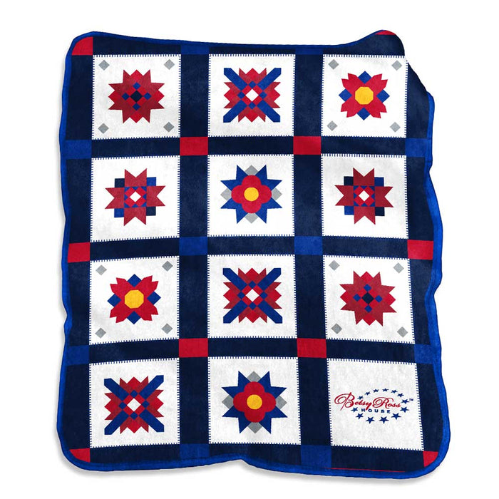 Betsy Ross House Raschel Blanket