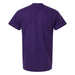 A dark purple short-sleeve t-shirt featuring the Tulsa Zoo Est. 1928 logo, perfect for building an eco-conscious wardrobe or wearing on your next zoo adventure.