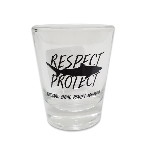 Respect & Protect Shot Glass - Living Planet Aquarium
