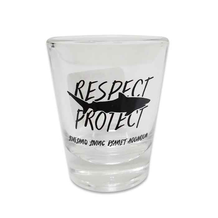 Respect & Protect Shot Glass - Living Planet Aquarium