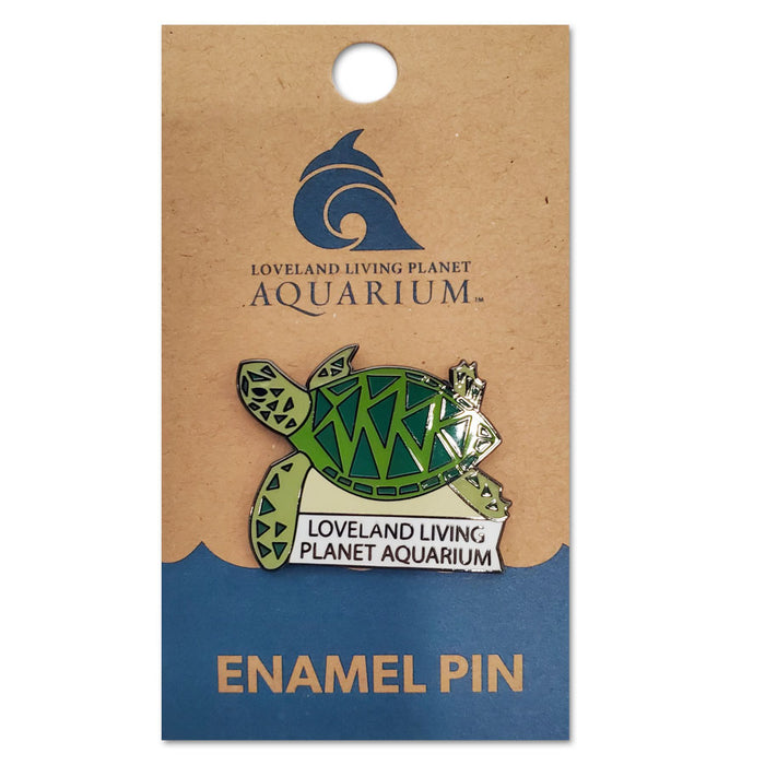 Souvenir Turtle Lapel Pin - Loveland Living Planet Aquarium