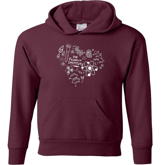 Girls Franklin Institute Real Heart Science Hooded Sweatshirt