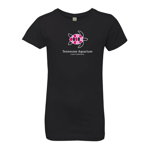 Tennessee Aquarium Logo Girls Sea Turtle Tee Shirt Chattanooga