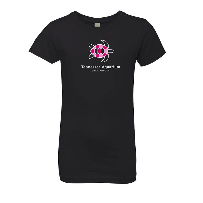 Tennessee Aquarium Logo Girls Sea Turtle Tee Shirt Chattanooga