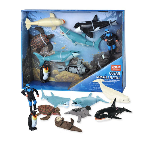 Moveable Aquatic Figure Playset